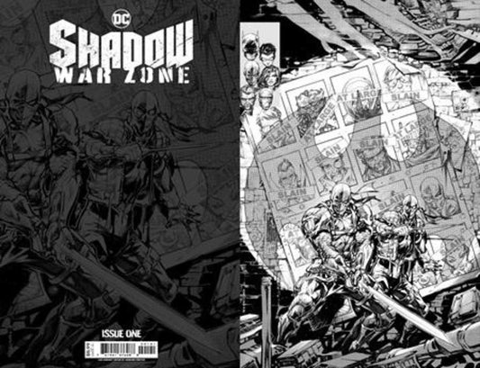 Shadow War Zone #1 (One Shot) Cover D 1 in 50 Howard Porter Black & White X-Men Homage Variant
