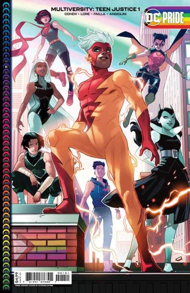 Multiversity Teen Justice #1 (Of 6) Cover C Stephen Byrne Pride Month Card Stock Variant