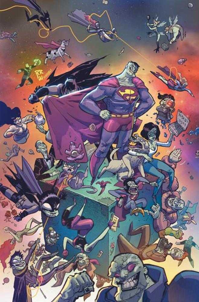 Batman Superman Worlds Finest #4 Cover D 1 in 50 Riley Rossmo Bizarro Card Stock Variant