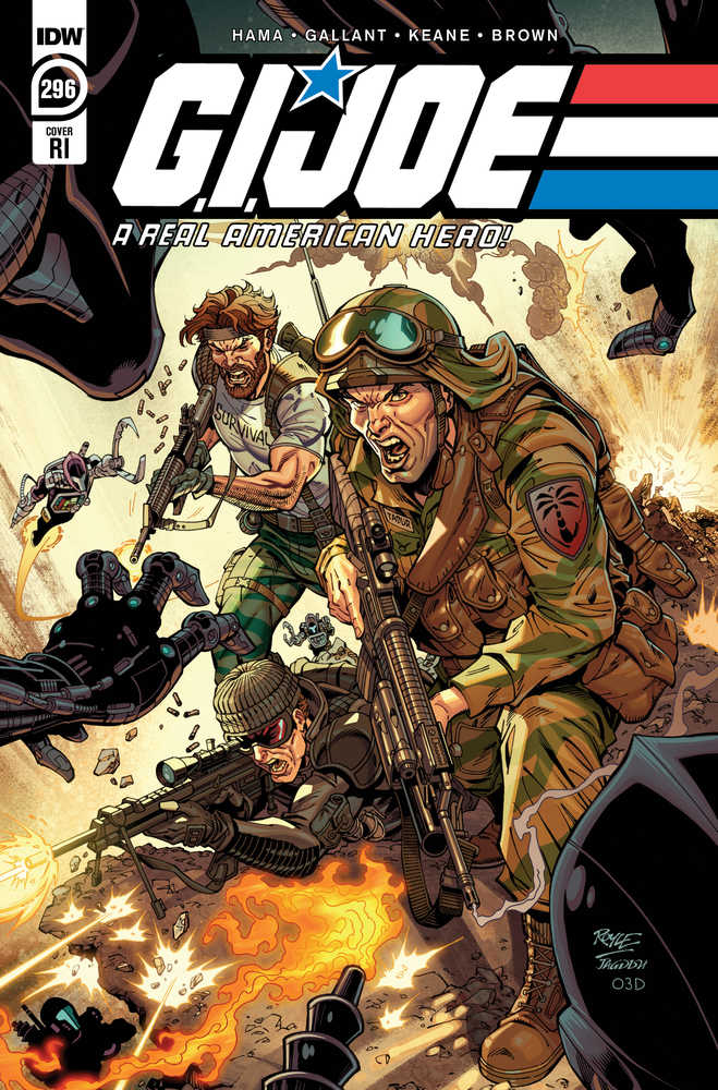 G.I. Joe A Real American Hero #296 Cover C 10 Copy Variant Edition Royle (N