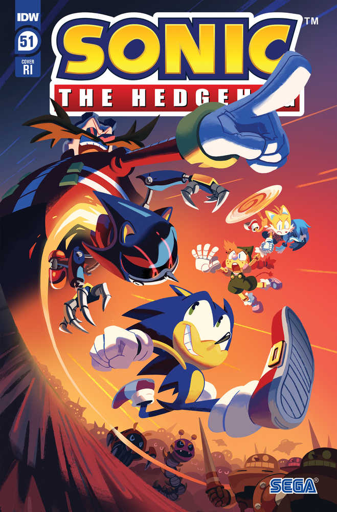 Sonic The Hedgehog #51 Cover C 10 Copy Fourdraine Variant Edition  (