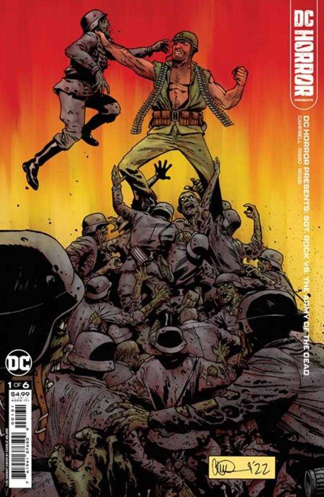 DC Horror Presents Sgt Rock vs The Army Of The Dead #1 (Of 6) Cover D 1 in 25 Charlie Adlard Card Stock Variant (Mature)