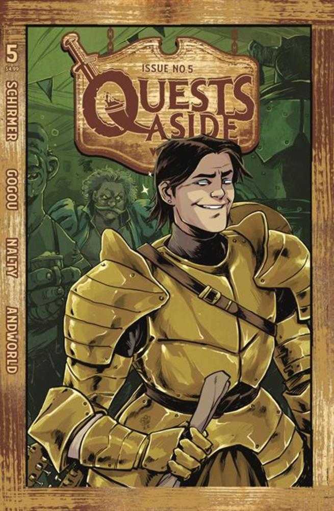 Quests Aside #5 Cover B Michael Dialynas Variant