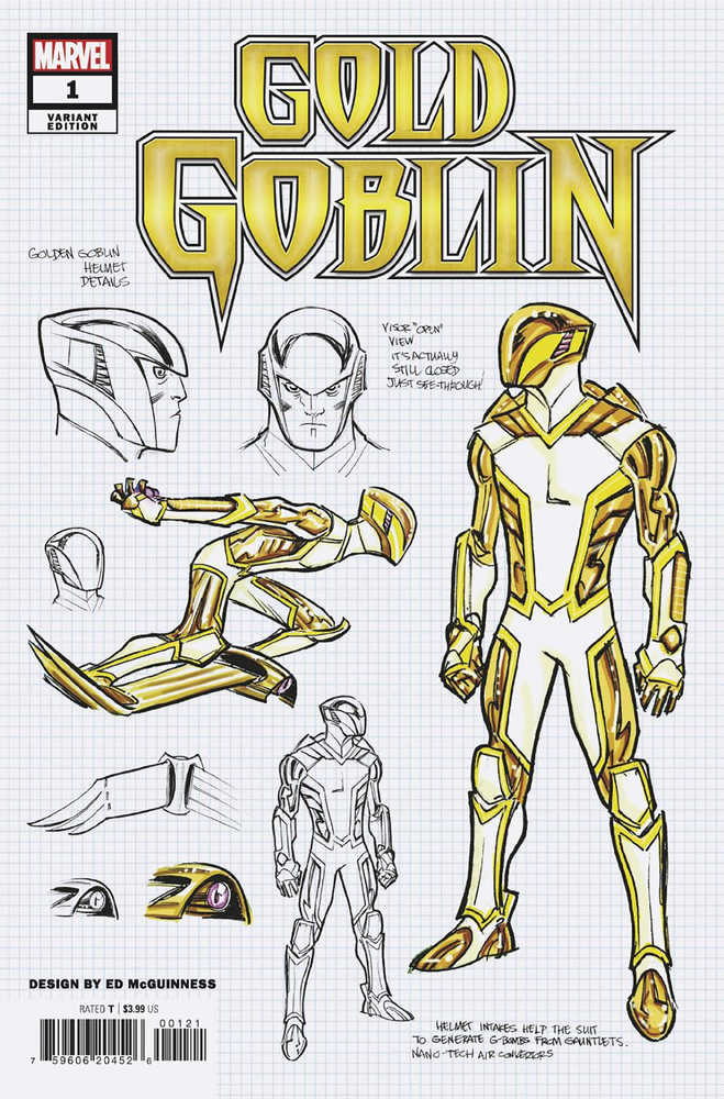 Gold Goblin #1 (Of 5) 25 Copy Variant Edition Mcguinness Design Variant