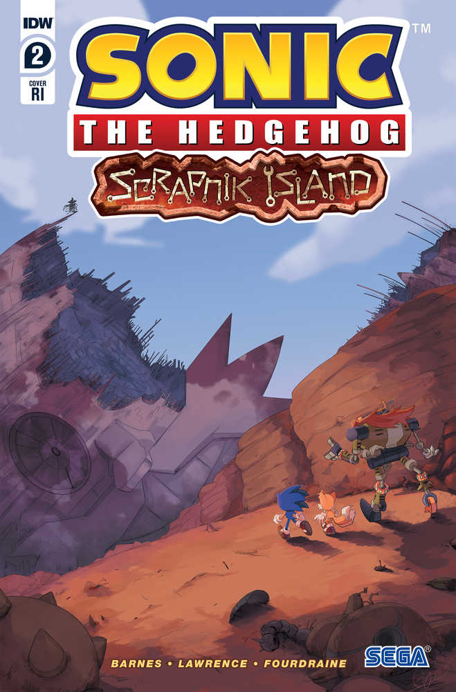 Sonic The Hedgehog Scrapnik Island #2 Cover C 10 Copy Dutreix