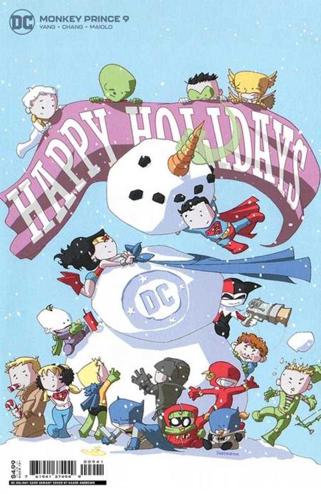 Monkey Prince #9 (Of 12) Cover C Kaare Andrews Holiday Card Card Stock Variant