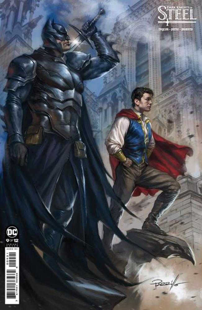 Dark Knights Of Steel #9 (Of 12) Cover C 1 in 25 Lucio Parrillo Card Stock Variant