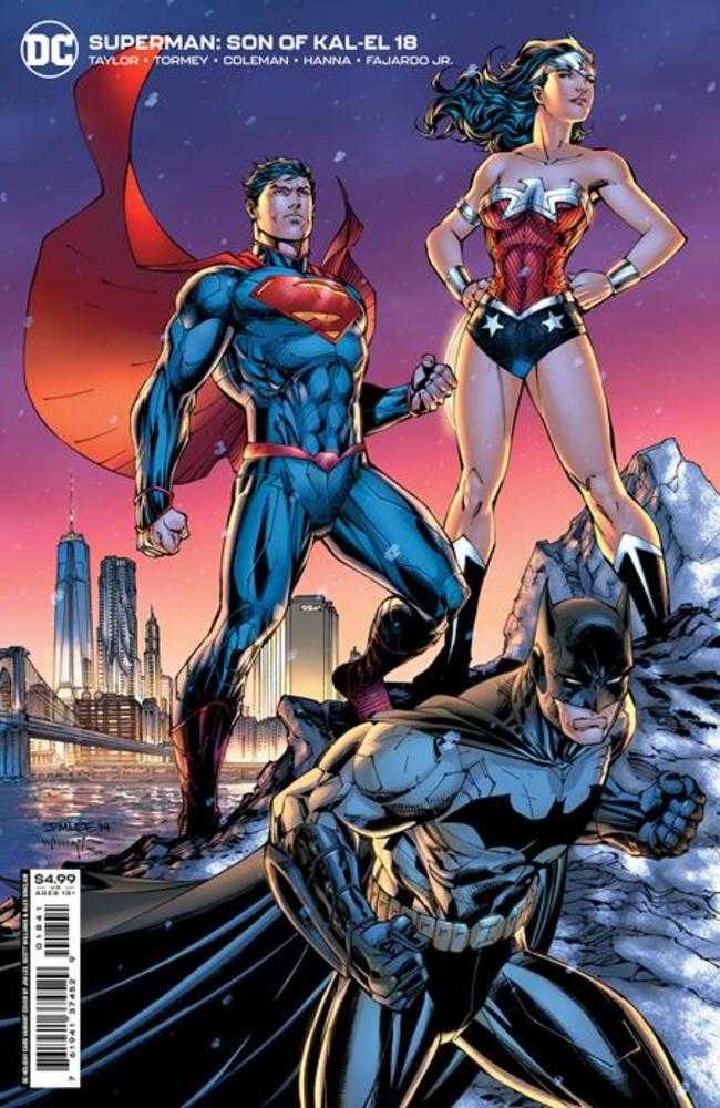 Superman Son Of Kal-El #18 Cover C Jim Lee Scott Williams & Alex Sinclair DC Holiday Card Card Stock Variant (Kal-El Returns)