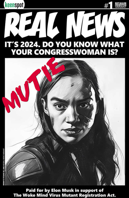 Bidens Titans vs Aoc Cover G 7 Copy Real News Variant Edition