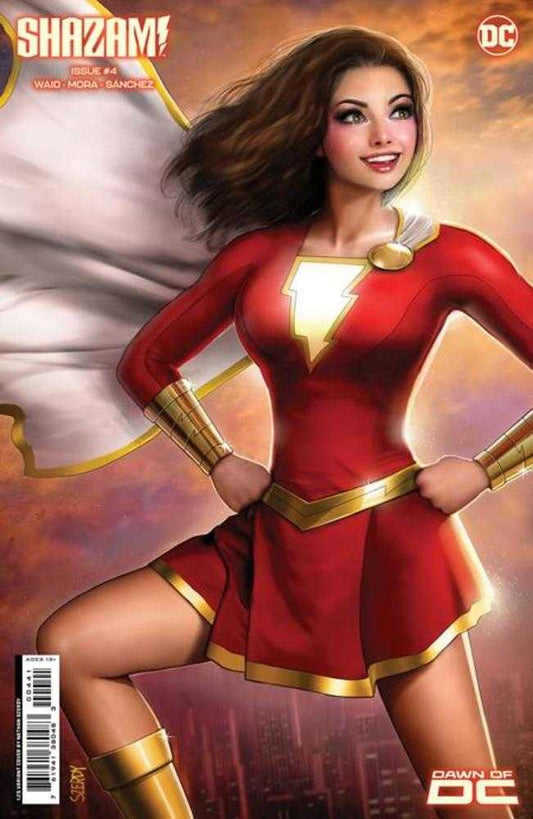 Shazam #4 Cover E 1 in 25 Nathan Szerdy Card Stock Variant