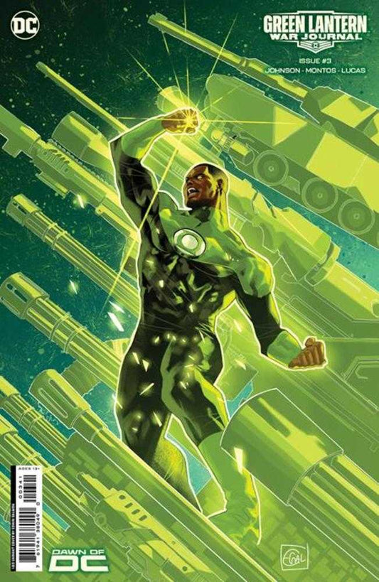 Green Lantern War Journal #3 Cover D 1 in 50 Edwin Galmon Card Stock Variant