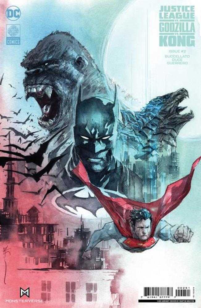 Justice League vs Godzilla vs Kong #2 (Of 7) Cover E 1 in 50 Dustin Nguyen Card Stock Variant